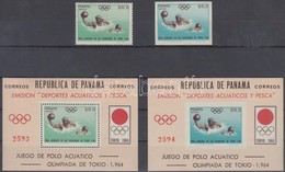 ** 1964 Nyári Olimpia, Tokió Bélyegek Mi 739, 745 + Blokkpár Mi 21-22 - Autres & Non Classés