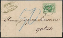 1876 DDSG Levél / Cover Kék /blue 'SISTOV' - Braila - Other & Unclassified