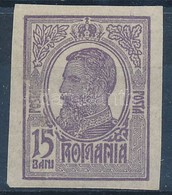 ** 1909 I. Károly Király Mi 224 Vágott / Imperforate - Altri & Non Classificati