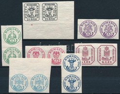 ** 1932 75 éves A Román Bélyeg Sor Párokban Mi 450-456 - Other & Unclassified