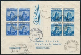 1937 Ajánlott Légi Levél Csehszlovákiába / Registered Airmail Cover To Czechoslovakia - Other & Unclassified