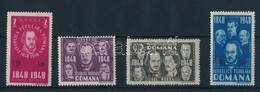 ** 1952 Forradalom Sor 4 értéke Felülnyomással Mi 1302-1305 - Other & Unclassified