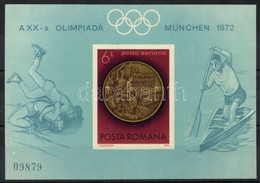 ** 1972 München-i Olimpia érmesei Vágott Blokk Mi 101 - Other & Unclassified