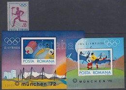 ** 1972 Nyári Olimpia, München Bélyeg Mi 3043 + Blokk Sor 97-98 - Autres & Non Classés