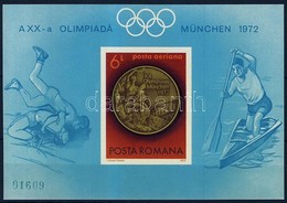 ** 1972 Olimpiai érmesek Vágott Blokk Mi 101 - Autres & Non Classés