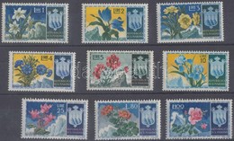 ** 1953 Virágok Sor Mi 503-511 - Andere & Zonder Classificatie