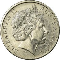 Monnaie, Australie, Elizabeth II, 20 Cents, 2005, Royal Australian Mint, TTB - 20 Cents