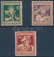 * 1916 Pro Juventute Sor Mi 130-132 - Sonstige & Ohne Zuordnung