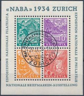 O 1934 NABA Blokk Mi 1 - Sonstige & Ohne Zuordnung
