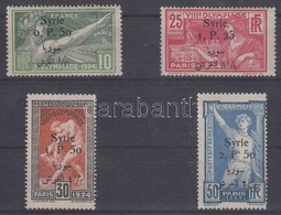 ** 1924 Párizsi Nyári Olimpia Sor Felülnyomással Mi 254-257 - Sonstige & Ohne Zuordnung