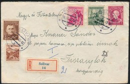 1943 Ajánlott Levél Magyarországra, Cenzúrázva / Registered Cover To Hungary, Censored - Autres & Non Classés