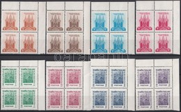 ** 1962 Malária Sor ívsarki Négyestömbökben Mi 385-392 - Altri & Non Classificati