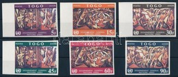 ** 1967 Leszerelés, ENSZ Vágott Sor Mi 588-593 - Altri & Non Classificati