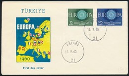 1960 Europa CEPT Sor Mi 1774-1775 FDC - Andere & Zonder Classificatie