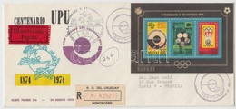 1974 UPU, Téli Olimpia, Labdarúgó VB Blokk Mi 21 FDC - Sonstige & Ohne Zuordnung