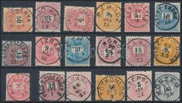 O 18 Db Krajcáros Bélyeg Szép, Olvasható Bélyegzésekkel / 18 Stamps With Nice And Readable Cancellations - Autres & Non Classés