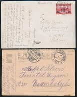 1900-1932 3 Magyar Küldemény + Bajor Tábori Posta Lap / 3 Hungarian Covers, Cards + Bavaria Field Postcard - Other & Unclassified