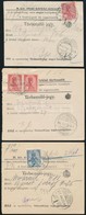 1913-1917 5 Db Távbeszélő Jegy, Mind Más / 5 Different Telephone Tickets - Other & Unclassified