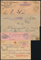1914-1918 51 Db I. Világháborús Tábori Posta Küldemény Jobbakkal, Közte Hadifogoly / 51 Field Post Cards And Covers From - Autres & Non Classés