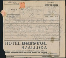 1921-1928 8 Db Távirat Változatos Reklámokkal / 8 Telegramms With Different Advertisements - Autres & Non Classés