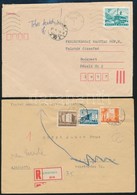 1947-1979 36 Db Különleges Postai Kezelésű Küldemény Klf Ragjegyekkel / 36 Interesting Covers With Different Label - Autres & Non Classés