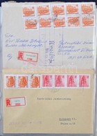 170 Db 1948-1970 Közötti Változatos (utánvétes, Expressz, Ajánlott) Levelek Gyűjteménye Levélberakóban. Sokbélyeges, Kép - Autres & Non Classés