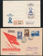 22 Db Ajánlott Ill. Expressz Levél Az 1950-es évekből Jó Bélyegekkel, Blokkokkal / 22 Registered/express Covers From The - Autres & Non Classés