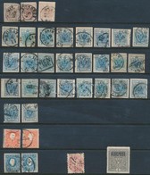 O Ausztria 1850-1864 34 Db Bélyeg Közte Tipusok, Lemezhibák, Magyar Bélyegzések + 1 Későbbi / Austria 34 Stamps:É Types, - Other & Unclassified