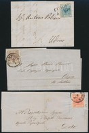 Ausztria Lombard Velence 3 Db Levél / Austria Lombardo Venetia 3 Covers - Other & Unclassified