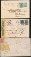 Kanada 1887-1920 5 Db Küldemény / 5 Covers, Postcards - Autres & Non Classés