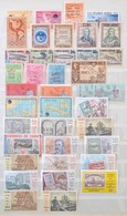 ** Kuba Kb 390 Db Bélyegből és 5 Blokkból álló Gyűjtemény 13 Lapos Abria Berakóban / Cuba Ca. 390 Stamps And 5 Blocks In - Autres & Non Classés