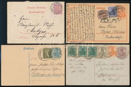 Deutsches Reich 54 Db Díjjegyes és Díjkiegészített Díjjegyes Kb 1924-ig / Germany ~54 PS-cards Mostly With Additional Fr - Other & Unclassified