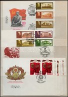 Szovjetunió 123 Modern Lenin Motívum FDC, Alkalmi Bélyegzés, Díjjegyes /USSR 123 Modern Lenin Thematic FDCs, PS-covers,  - Autres & Non Classés