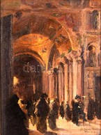 Gyömrői Sándor József (1887-1936): Velence. Olaj, Vászon, Jelzett, Keretben, 43×33 Cm - Sonstige & Ohne Zuordnung