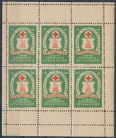 1944 Vöröskereszt Szentgotthárd Adománybélyeg Kisív / Charity Stamp Mini Sheet - Non Classés