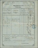 1866 Marhalevél Egy Lóról Simontornya,  Kéty Bélyegzővel - Unclassified