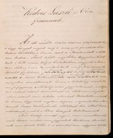 1864 Id. Magyarszőgyéni és Szolgaegyházi Szőgyény-Marich László (1806-1893): Emlékiratai I. Kötetének Eredeti, Saját Kez - Unclassified