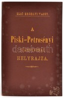 Cca 1880 Első Erdélyi Vasút. A Piski-Petrozsényi Szárnyvonal Helyszínrajza. Nagyméretű, Kihajtható Tervrajz, Az összes á - Non Classificati