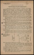 1940 Országzászló őrség és Déli Zenés őrségváltás Rendje, Gépirat, Hátoldalon Cserkészcsapatnak Kézzel írt Felhívással,  - Unclassified
