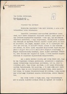 1964 Kádár János (1912-1989) Személyes Hangú, Saját Kézzel Aláírt Levele Vas Zoltán (1903-1983) író, 56-os államminiszte - Zonder Classificatie