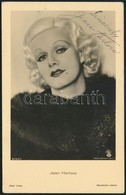 Jean Harlow (1911-1931) Színésznő, Szex Szimbólum Aláírt Képeslap / Autograph Signed Postcard. - Other & Unclassified