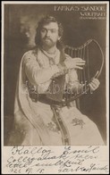 Farkas Sándor (1888-1970) Operaénekes (bariton)   Dedikált Fotólap / Autograph Signed Photo - Autres & Non Classés