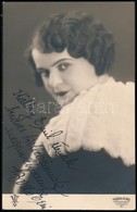 Bodó Erzsi (1899-1957) Operaénekesnő Dedikált Fotólapja. / Autograph Signed Photo - Sonstige & Ohne Zuordnung