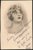 Szabó Lujza Gizella (férjezett Nevén Dr. Palik Frigyesné;  1904-1934) Opera-énekesnő, Dedikált Fotó 12x17 Cm - Altri & Non Classificati