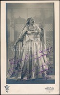 Osváth Júlia (1908-1994) Operaénekesnő Dedikált Fotója Kállai Emil Részére. 12x19 Cm - Autres & Non Classés
