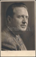 1932 Helge Rosvaenge (1897-1972) Dán Származású, Bécsben élt Tenor Aláírása Az őt ábrázoló Fotón / Autograph Signature - Autres & Non Classés