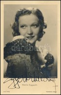 Eggerth Márta (1912-2013) Koloratúrszoprán énekesnő, Színésznő Aláírása Az őt ábrázoló Fotón / Marta Eggerth Autograph S - Autres & Non Classés