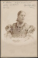 Dezső-Ligeti Juliska, Weichand (1877-1945) Színésznő Dedikált Fotója. / Autograph Signed Photo 13x20 Cm - Autres & Non Classés