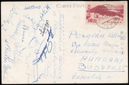 1954 A Tokió-i Szabadfogású Birkózó Vb-ről Magyar Sportolók (Hoffmann Géza, Gurics György, Tóth Gyula, Bencze Lajos, Id. - Autres & Non Classés