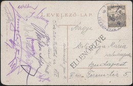 1922 Az FTC Labdarúgó Csapatának Képeslapja Békéscsabáról, A Csapat Tagjainak Aláírásával, Hungler I József, Hungler II  - Other & Unclassified